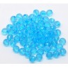 20 perles bleues en acrylique facettées de 8mm pour sublimer vos créations
