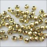 30 perles de football doré 6mm en synthétique - idéales pour vos créations DIY