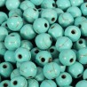 20 perles en pierre naturelle de turquoise de 6mm pour sublimer vos créations