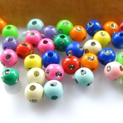 Lot de 50 perles acryliques...