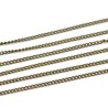 Chaine en métal bronze avec maillons soudés de 1,8mm x 1,3mm - idéale pour bijoux - 1 mètre de longueur