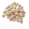 Lot de 5/10/20 perles en bois naturel de 12mm avec trou de 3mm - Choisissez votre quantité