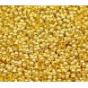 Perles à écraser dorées en métal de 2mm - Disponibles en 100, 200 ou 500 pièces avec un trou de 1mm