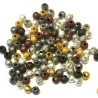 50 perles métalliques Stardust 4mm en mix de couleurs - idéales pour vos créations DIY