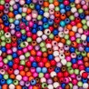 30 perles acryliques mixtes 5mm avec effet oeil de poisson - ajoutez une touche magique à vos créations avec