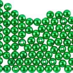 50 perles acryliques vertes...